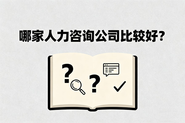 哪家人力咨詢公司比較好？