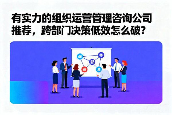 有實力的組織運營管理咨詢公司推薦，跨部門決策低效怎么破？