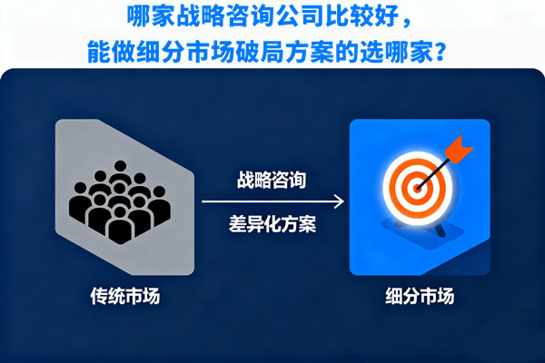 哪家戰(zhàn)略咨詢公司比較好，能做細(xì)分市場破局方案的選哪家？