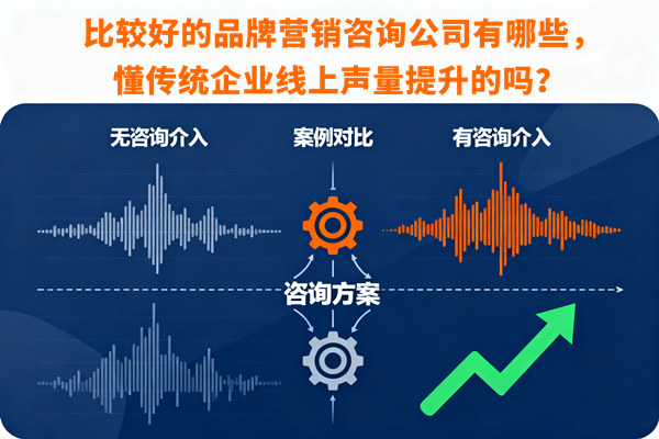 比較好的品牌營銷咨詢公司有哪些，懂傳統(tǒng)企業(yè)線上聲量提升的嗎？